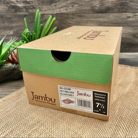 NIB Jambu Bloom Wide Strap Slide Leather Sandal - Picture 11 of 12